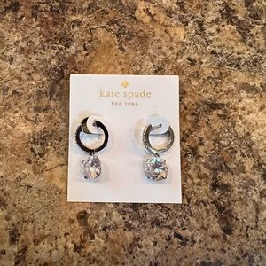Kate Spade New York Silver Drop Earrings